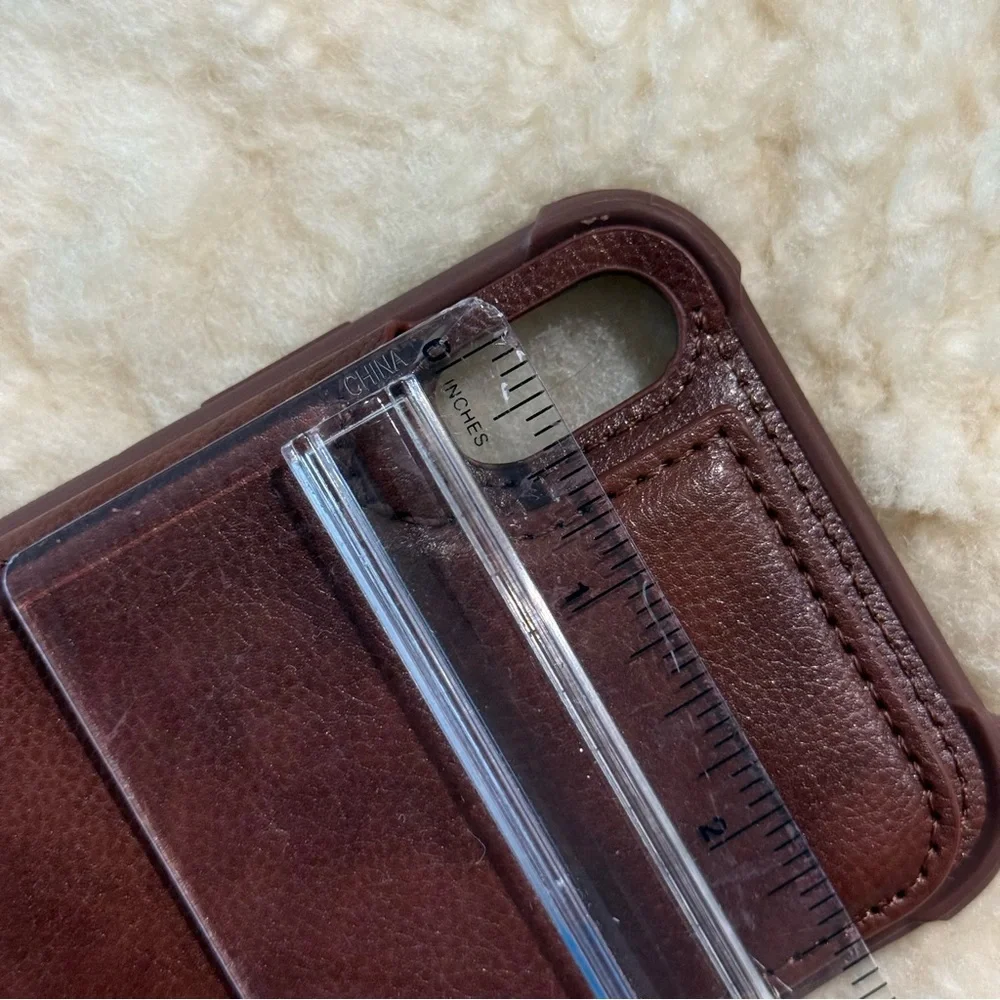 Brown Leather Phone Case